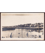 Pigeon Cove, MA Pre-1920 RPPC Town, Boats &amp; Harbor Scene - Chas. H. Andrews - $469.12 MXN
