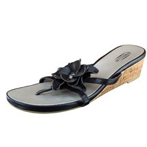 Seychelles Sz 9 M Black Slide Synthetic Women Sandals Capri - £15.88 GBP
