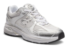 Coach C301 MTLLC Sneakers Men&#39;s Optic White Leather Low Top Running Shoe... - $153.45
