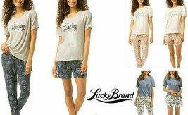 Lucky Brand Women&#39;s Pajama 3 Piece Set Sleepwear - £16.63 GBP