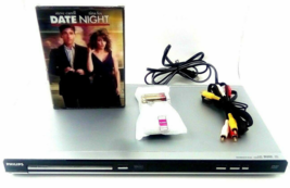 Philips DVP5140/37 DVD CD Player w/ Remote Cable &amp; New Date Night Movie Tested - £22.94 GBP