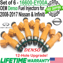 Denso 6Pcs OEM 12-Hole Upgrade Fuel Injectors for 2009-2017 Nissan 370Z 3.7L V6 - £98.41 GBP