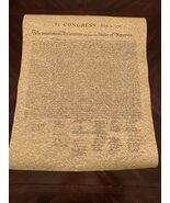 Large Parchment Replica Of The Declaration of Independence in a Tube - €6,03 EUR