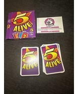 Vintage 5 Alive Card Game 1994 Mattel 100% COMPLETE Makers Of UNO - $284.15 MXN