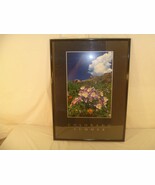 Very Good Condition Seasons of Colorado Spring Picture with Black Frame ... - $42.08