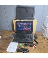 12.5&quot; Portable Dvd Player With 5hour Rechargeable Battery 10.5&quot; Hd Swive... - £48.40 GBP