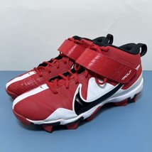 Nike Trout Fastflex Youth Baseball Cleats Red/Black/White Size 9.5 CT 08... - £15.12 GBP