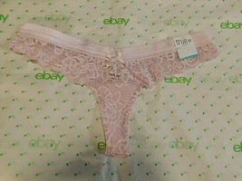 Rue 21 Women&#39;s Cheeky Thong Panties XS/SMALL Lavender Lace Sexy Thongs New - £8.27 GBP