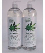 (2)  Natural Therapy Shampoo Hemp &amp; Tea Tree 33.8 Fl Oz - £22.09 GBP