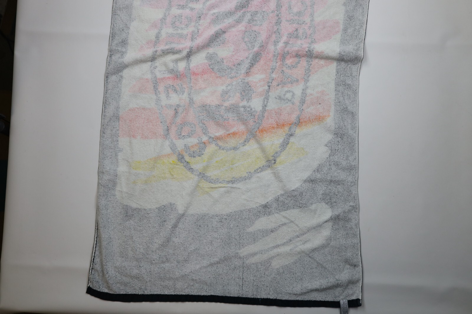 Vintage 90s PCH Pacific Coast Highway Surfing Skateboard Bath Beach Towel Cotton Item image 10
