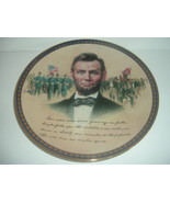 Abraham Lincoln First Issue Gettysburg Adress Plate - $10.99