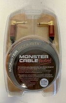 NEW Monster 600552-00 M ACST2-0.75DA Prolink Acoustic Guitar Cable 0.75ft Black - £50.81 GBP