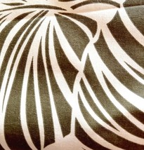 Curvature Fabric Waverly Piece Remnant Sewing Swirl Design Olive Cream 6... - $29.99