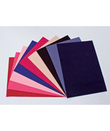 Ultrasuede® ST (Soft) Assorted 6 Piece Pink & Purple 5"x 7" pieces (U007.56) - £7.99 GBP