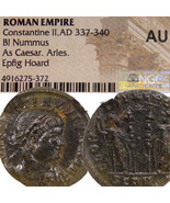Constantine II Epfig Hoard RIC &#39;R5&#39; ULTRA RARE! NGC Cert. AU Roman Coin ... - £293.87 GBP