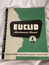 Euclid Maintenance Manual Model 1-UD Rear Dump 1957 - £13.24 GBP