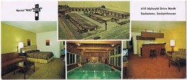 Postcard Imperial 400 Motel Saskatoon Saskatchewan Long Card - £3.15 GBP