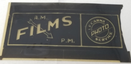 AM PM Films Advertising Negative LF Carna Photo Service Vintage - £15.14 GBP