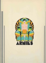 Arnie&#39;s Restaurant Menu ART DECO Chicago Illinois 1977 Arnie Morton - £176.33 GBP