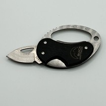 BUCK Knife Whittaker 759 Liner Lock Bottle Opener Mini Black Aluminum Handles - £21.81 GBP