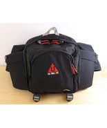 Ultimate Gemini Waist Pack w/ Front Pouch On Strap Black Hiking Running - $34.95 CAD