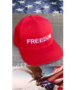 Charlie Kirk &quot;Freedom&quot; Hat - EMBROIDERED - Turning Point USA - Baseball Cap - $27.56 CAD