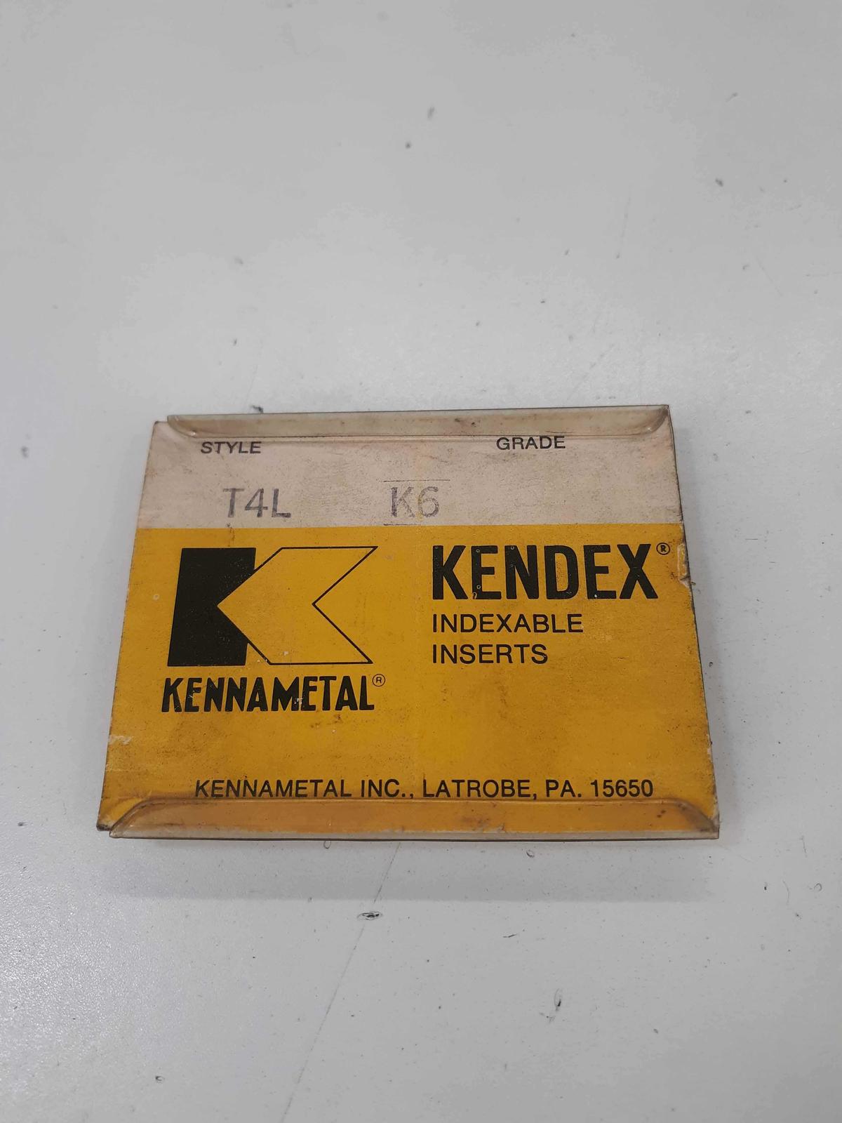 Kennametal T4L K6 Carbide Inserts 10pcs - $32.00