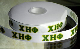 Chi Eta Phi Greek Letters Sorority Inspired Grosgrain Ribbon  - £7.93 GBP