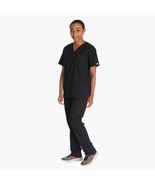 Dickies Unisex EDS Signature V-Neck Scrub Top Black size 5XL - $17.78