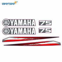 Oversee Yamaha 75HP Graphics / Sticker Kit For Top Cowling Outboard Engine Motor - £23.18 GBP