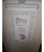 Hanging footprints lace cloth Banner Sign Excellent Sea Shells Designs  - £9.23 GBP