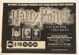 Harry Potter And The Chamber Of Secrets Tv Guide Vintage Print Ad  Tpa8 - $5.93