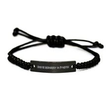 Funny General Manager, General Manager in Progress, Sarcasm Holiday Black Rope B - £17.47 GBP