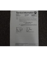 1980s 1990s 2000s BMW Service information Bulletins Manual General Infor... - $13.95