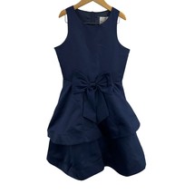 Rare Editions Blue Dress With Bow Size 10 New - £27.77 GBP