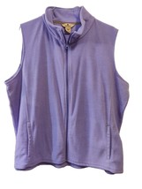 Women&#39;s Woolrich Fleece Vest Size 2XL Zipper Front Color Purple-Lilac - £12.73 GBP