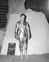 Lost in Space wardrobe test Mark Goddard in space suit on set 11x14 inch photo - $14.99