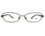 Anne Klein Gafas Monturas AKNY 9090 518 Marrón Ovalado Completo Alambre ... - $50.91