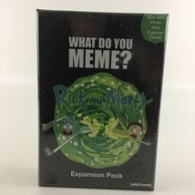 Rick &amp; Morty What Do You Meme? Expansion Pack Game Cartoon Network Adult... - £18.64 GBP