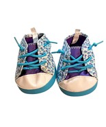 Build-A-Bear Blue &amp; Leopard Print Shoes With Laces - $7.87 CAD
