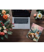 Floral Cat Spiral Notebook, Perfect for Journaling or Note Taking, Schoo... - $16.99