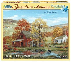 White Mountain 1000 Piece Puzzle - Friends in Autumn New - $49.99