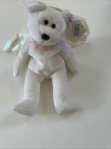 Ty Beanie Babies Halo the Angel Bear Toy - Vintage with Tags - Stuffed A... - $12.38