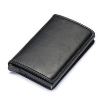  2022 Wallet For Men Business Credit Card Holder Case Women Money Bag Metal RFID - £50.13 GBP