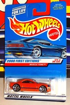Hot Wheels 2000 First Editions 24/36 #84 Muscle Tone Orange w/ Blue Int PR5s - £2.33 GBP