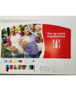 Coca Cola® Fire Up Some Togetherness Cook Out POS Pre Production Sign - £15.39 GBP