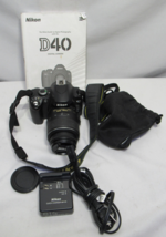Nikon D40 6.1MP Digital SLR Camera - (Kit w/ AF-S DX 18-55mm Lens) - Com... - £88.34 GBP
