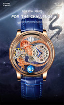 PINDU&#39;s Men&#39;s Fully Transparent Celestial Hollow Design Waterproof Quartz Watch - £398.71 GBP