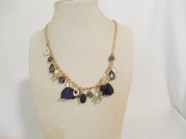 INC International Concepts 16&quot; Gold-Tone Multi-Charm Collar Necklace Y465 $29 - £11.50 GBP