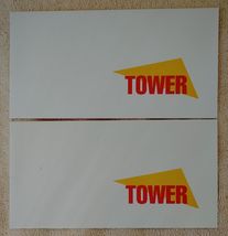 2 Vtg 1990s Tower Records Unused Envelopes Record Store Books Video Sacr... - $9.99